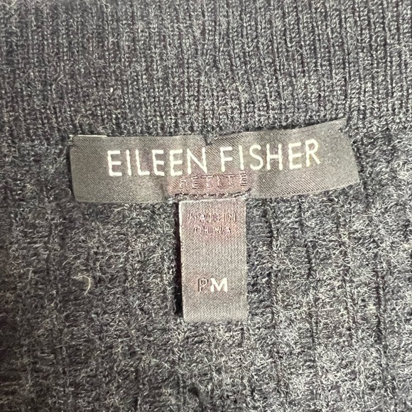 Eileen Fisher Wool Cotton Knit Floral Print Pencil Skirt Size Medium Stretch - Picture 4 of 7